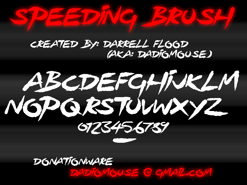 Speeding Brush